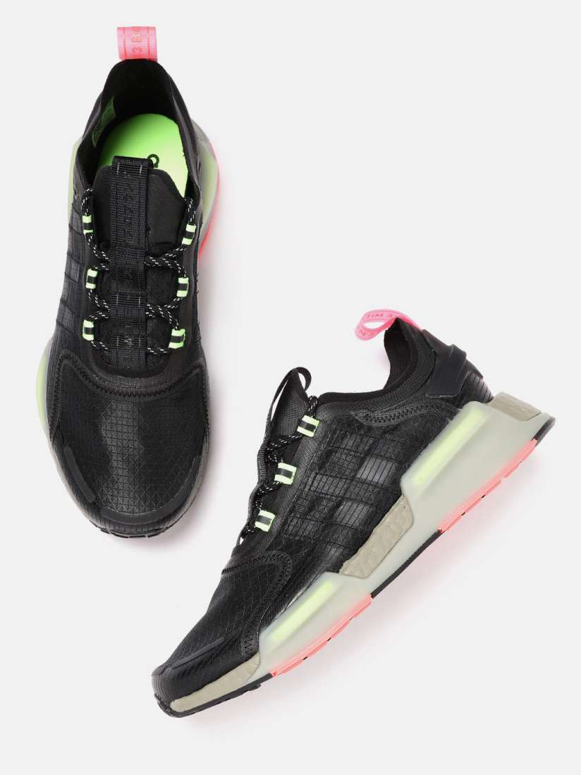 Buy ADIDAS Originals Men Black Checked NMD R1 V3 Woven Design Sustainable Sneakers Casual Shoes for Men 16558228 Myntra