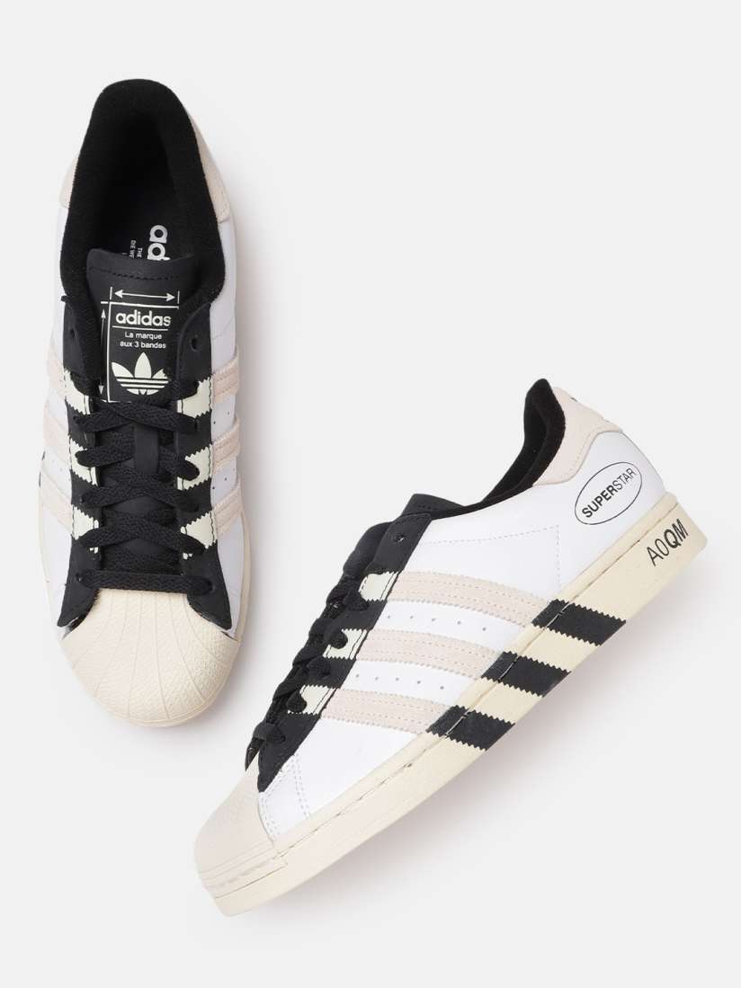 Buy ADIDAS Originals Men White Solid Superstar Leather Sustainable Sneakers Casual Shoes for Men 16558368 Myntra