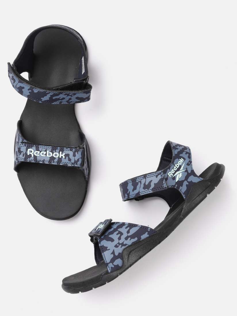 Buy Reebok Men Blue Camouflage Print Milo Sports Sandals Sandals for Men 16560944 Myntra
