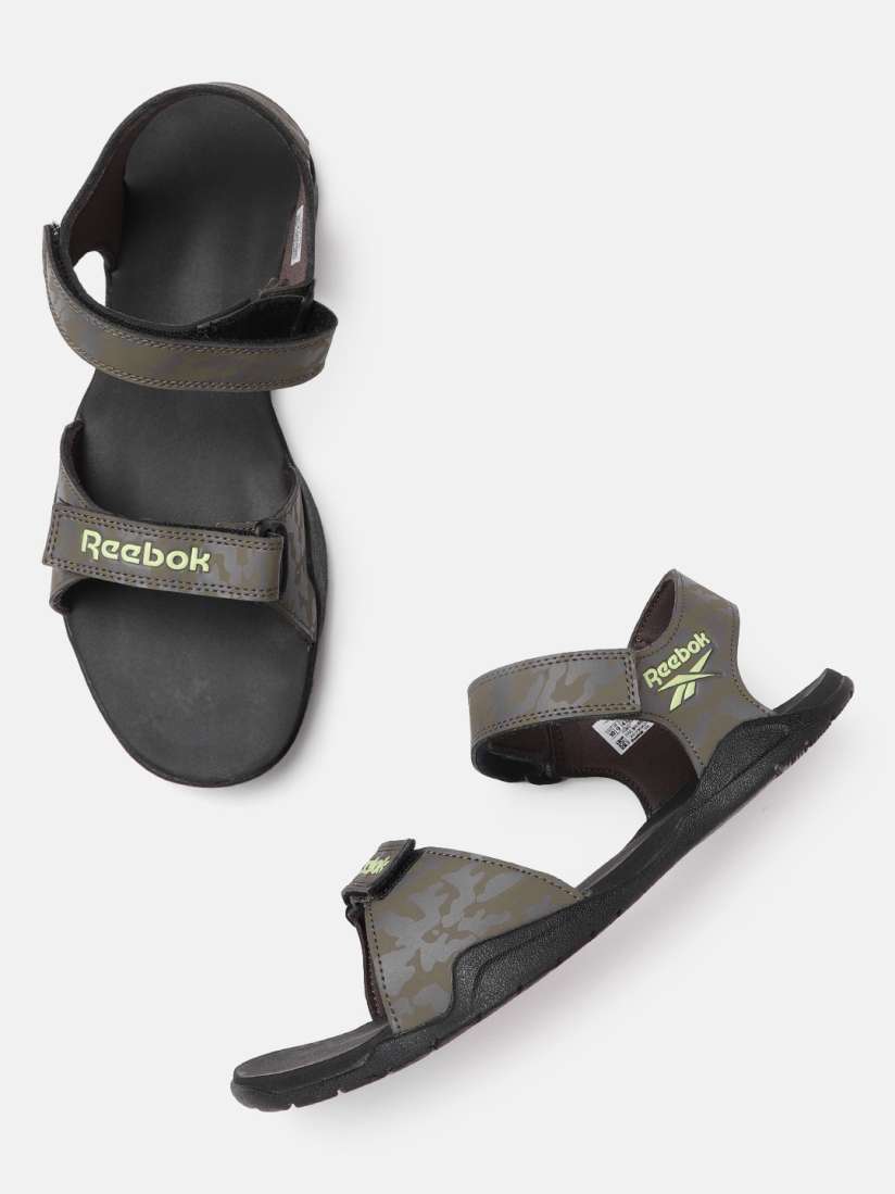 Buy Reebok Men Olive Green Grey Camouflage Print Milo Sports Sandals Sandals for Men 16561030 Myntra