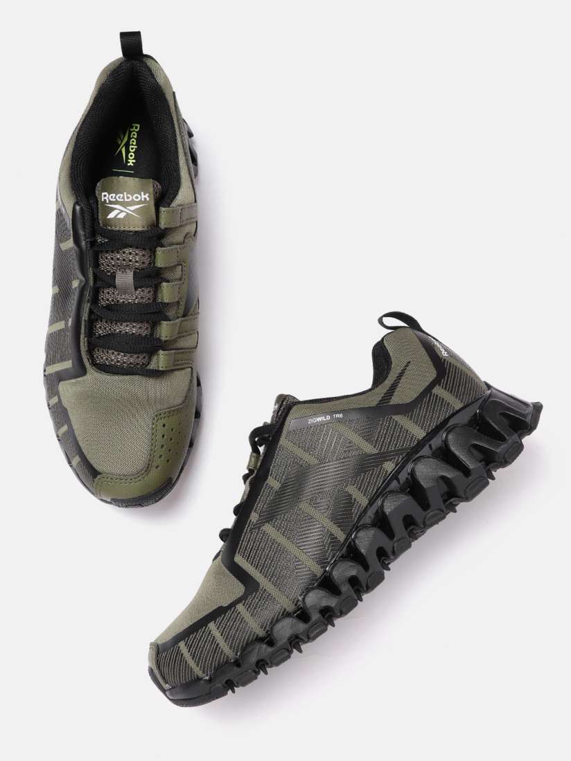 Reebok olive green shoes hotsell