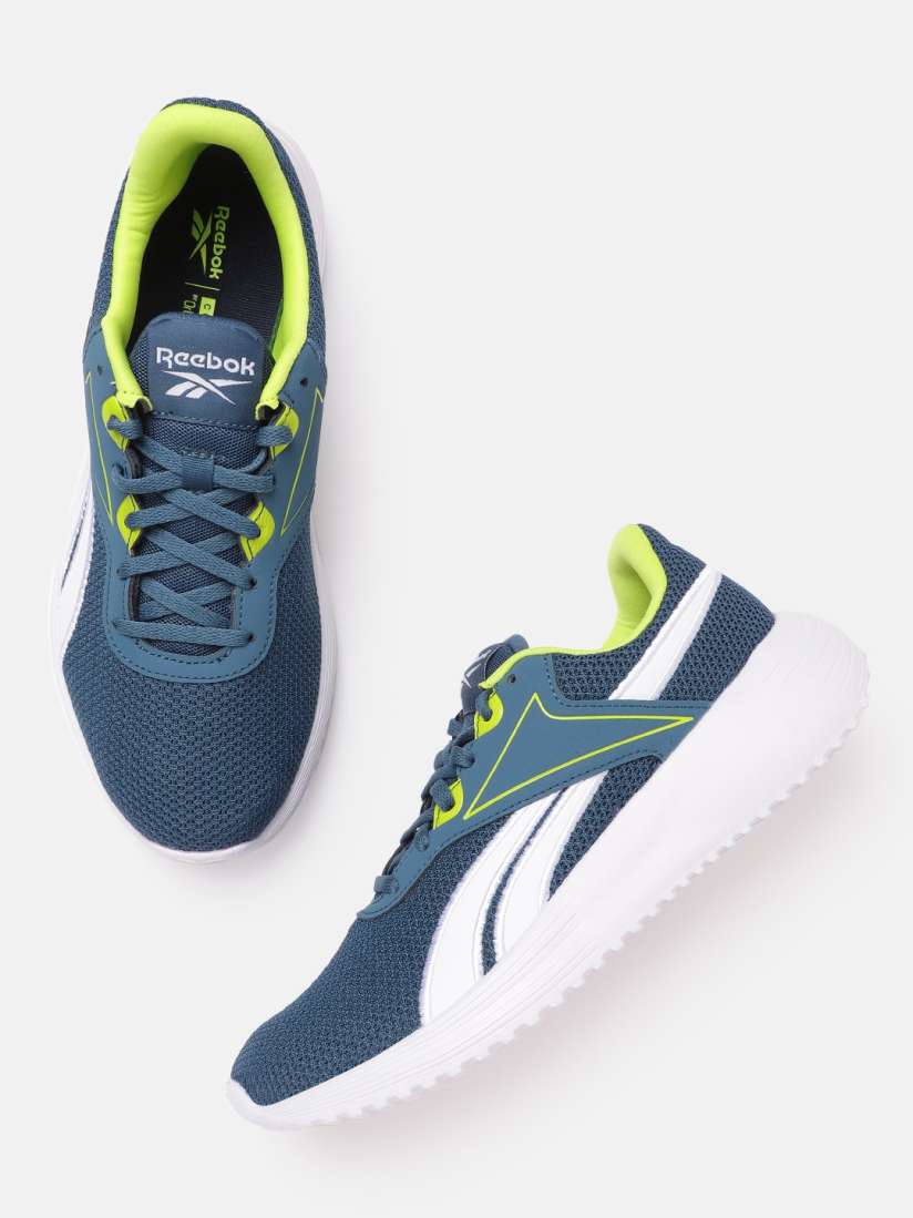 Buy Reebok Men Blue White Lite 3.0 Woven Design Ortholite Foam Sole Running Shoes Sports Shoes for Men 16561406 Myntra