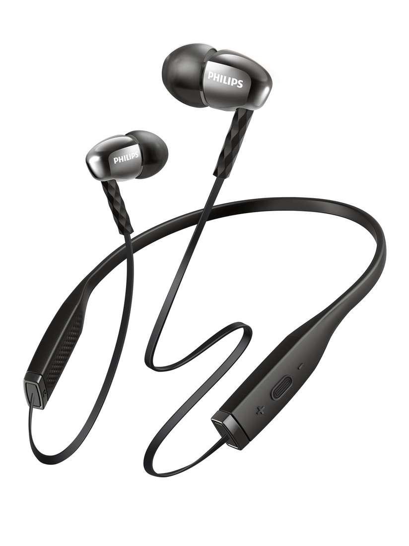 Bluetooth Neckband Philips Upbeat Tan2215bk Noise Cancelling