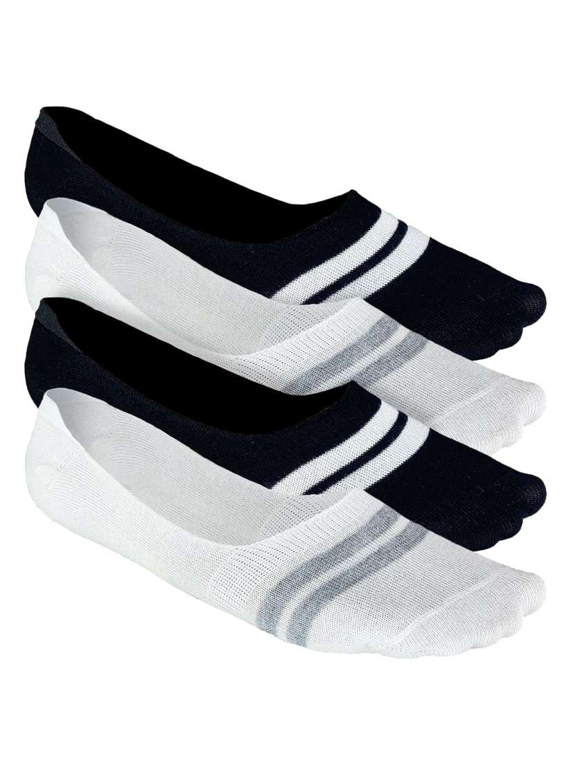 Buy Heelium Men Striped Pack of 4 Odour Free Breathable Low Cut Bamboo No Show Socks Socks for Men 16571648 Myntra