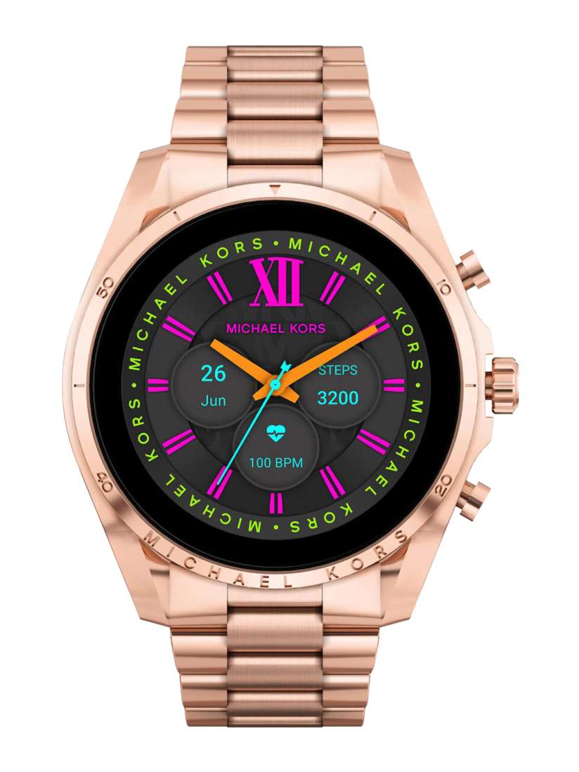 Buy Michael Kors Women Rose Gold Gen 6 Bradshaw Rose Gold Smartwatch MKT5133 Smart Watches for Women 16571876 Myntra