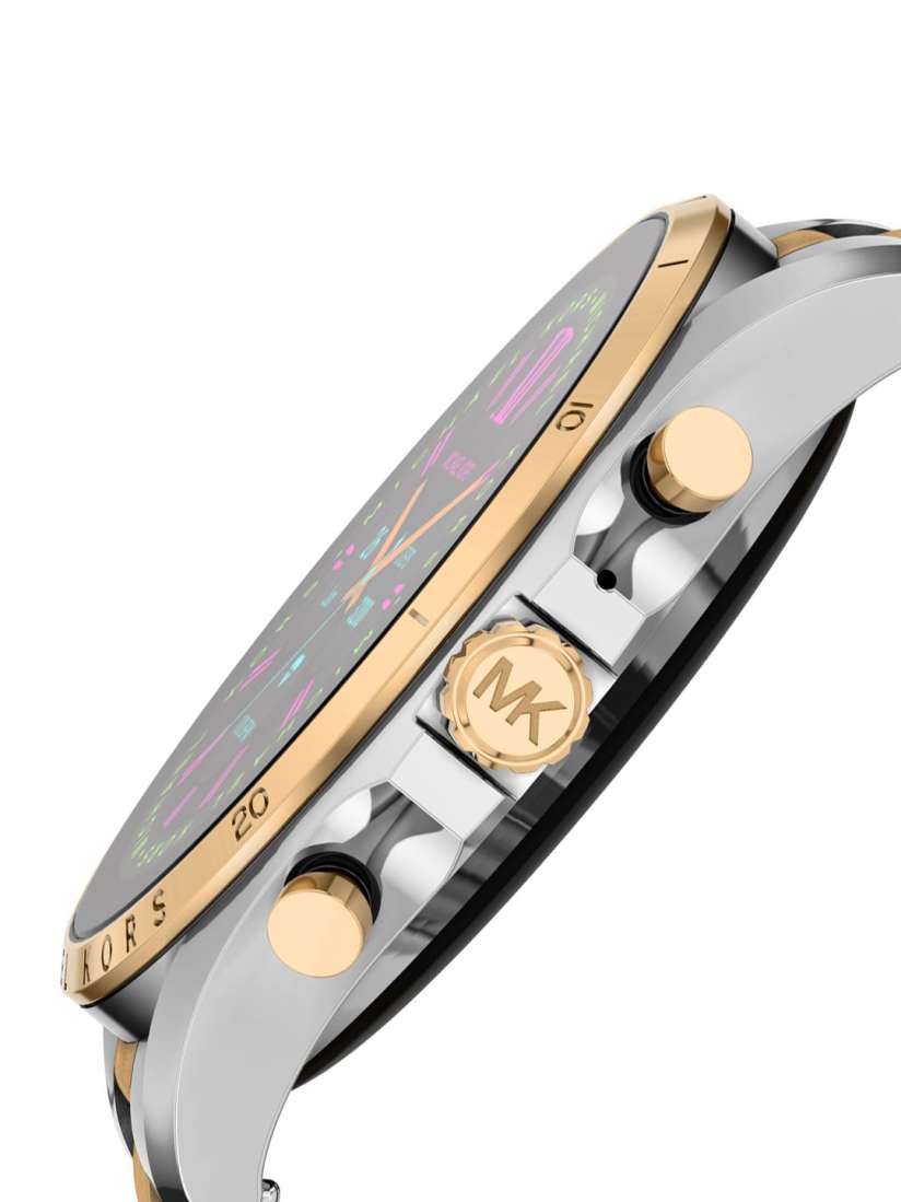 Buy Michael Kors Women Silver Toned Gen 6 Bradshaw Two Tone Smartwatch MKT5134 Smart Watches for Women 16571882 Myntra