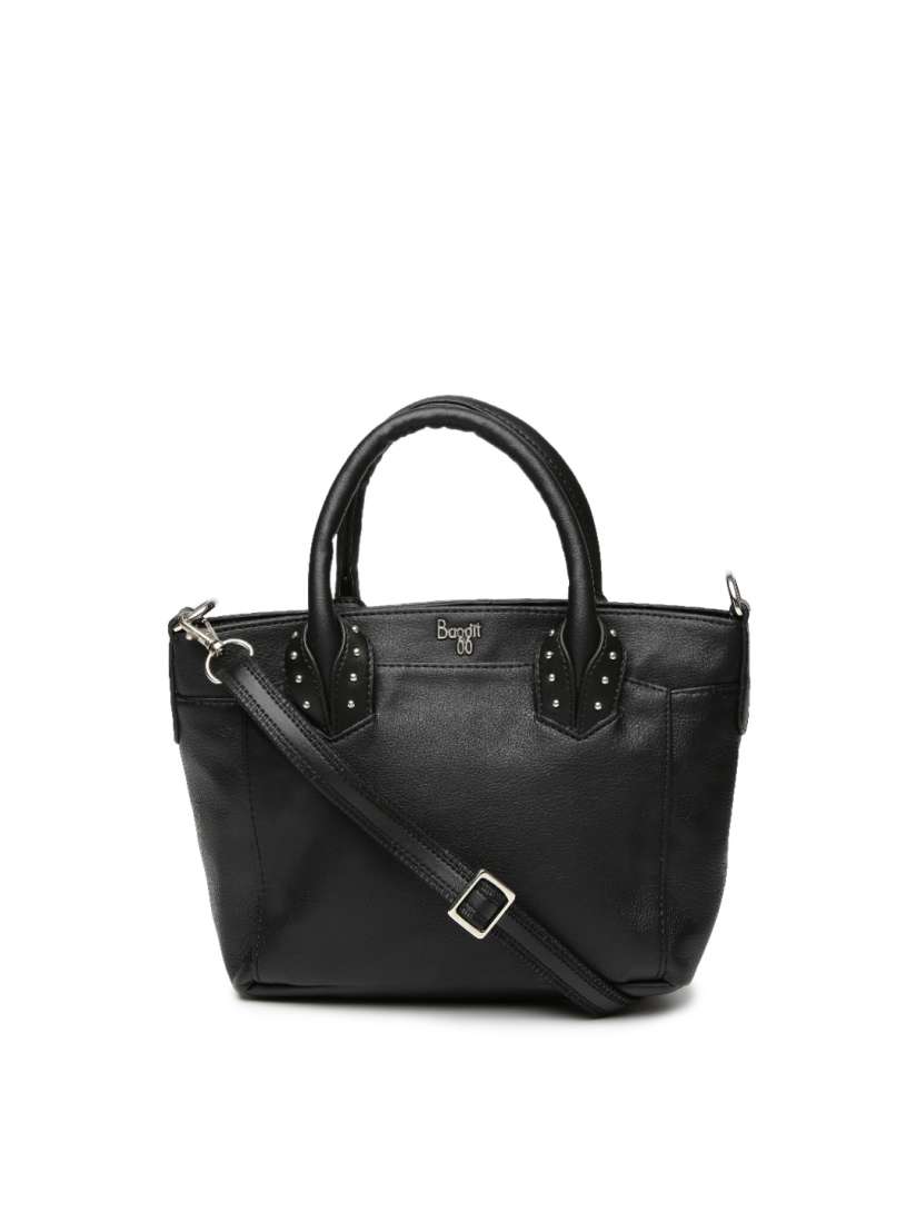 Black handbag myntra online