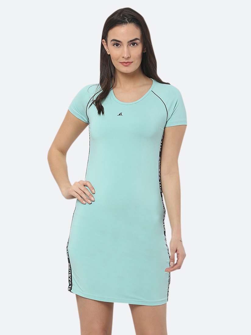 Buy FITLEASURE Green Bodycon Sports Dress Dresses for Women 16583060 Myntra