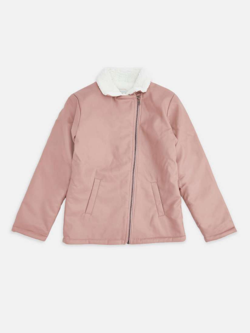 Buy Pantaloons Junior Girls Pink Tailored Jacket Jackets for Girls 16608342 Myntra