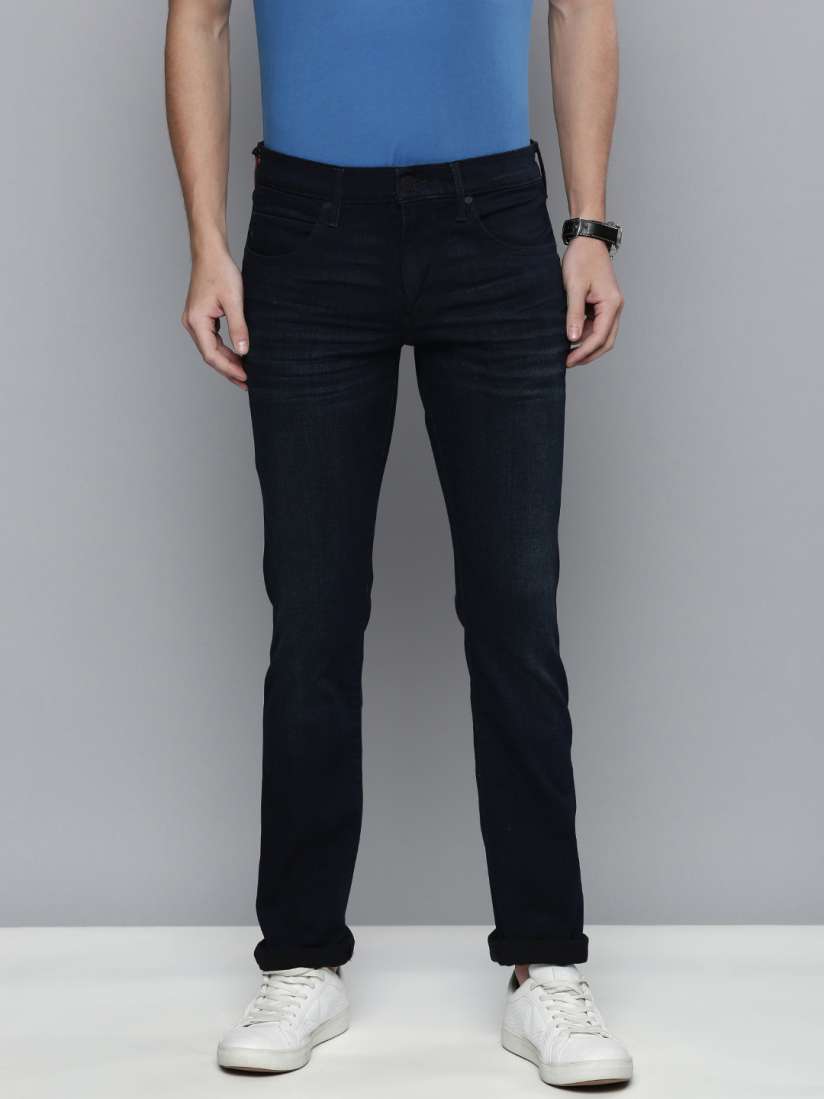 Buy Levis Men Navy Blue 65504 Redloop Skinny Fit Light Fade Stretchable Jeans Jeans for Men 16612644 Myntra