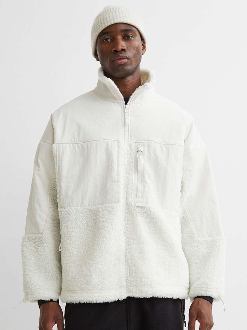 White outdoor jacket on sale