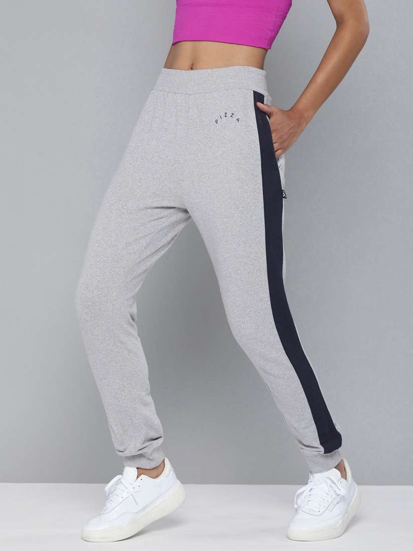 Womens grey slim fit joggers sales