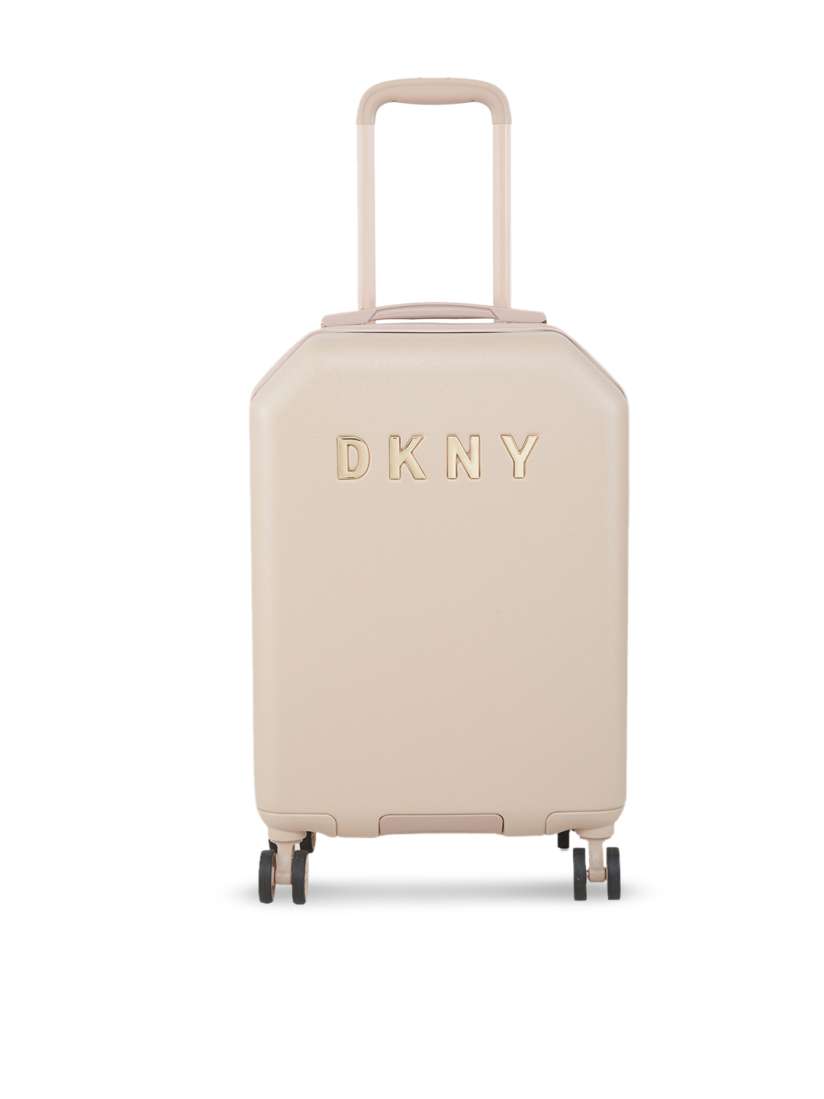 Buy DKNY Allore Range Champagne Hard Cabin Suitcase Trolley Bag for Unisex 16624422 Myntra
