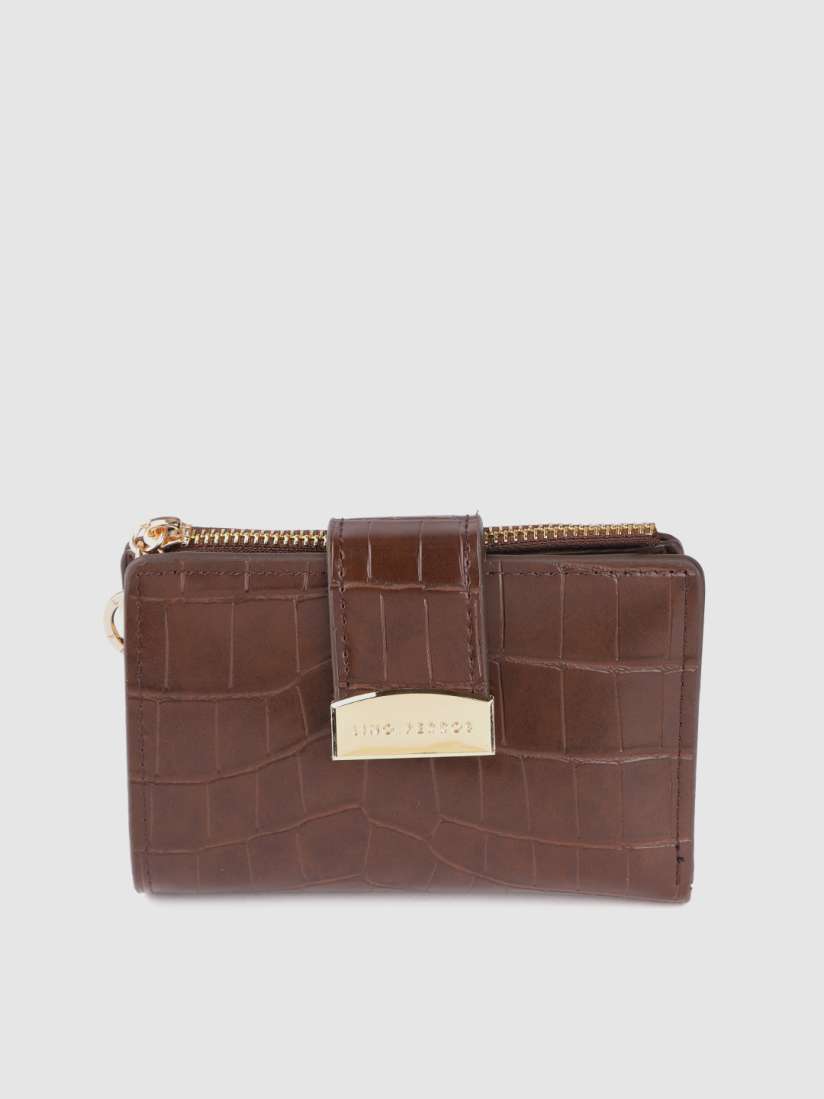 Buy Lino Perros Women Brown Animal Printed PU Two Fold Wallet Wallets for Women 16629196 Myntra