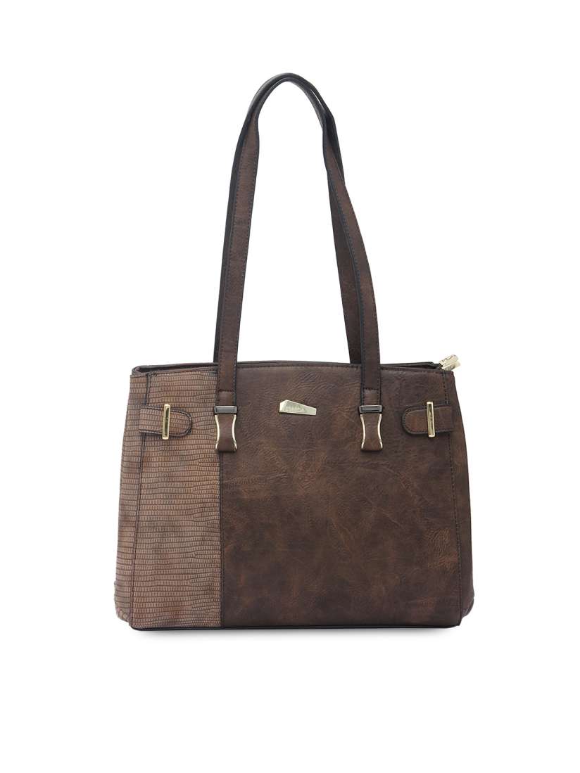 Buy ESBEDA Brown Textured Shoulder Bag Handbags for Women 1663642 Myntra