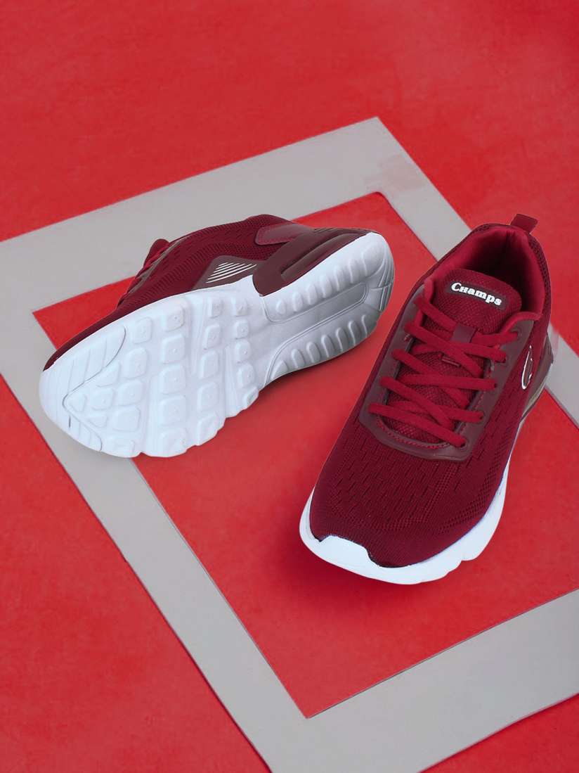 Buy Champs Men Red Mesh Running Non Marking Shoes Sports Shoes for Men 16639904 Myntra