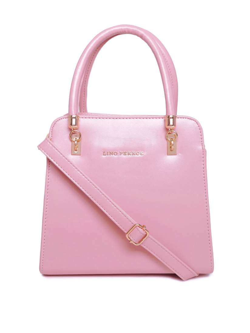 Buy Lino Perros Pink Handbag with Sling Strap Handbags for Women 1664015 Myntra