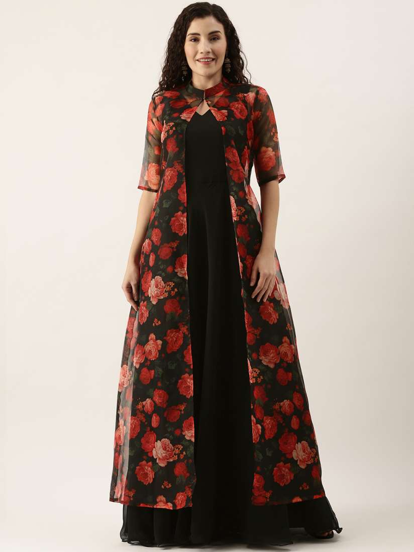 Georgette jacket dress on sale