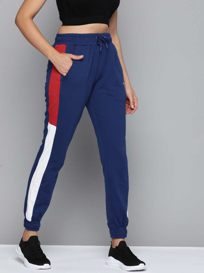 Buy Slazenger Women Side Stripe Knitted Joggers Track Pants for Women 16652312 Myntra