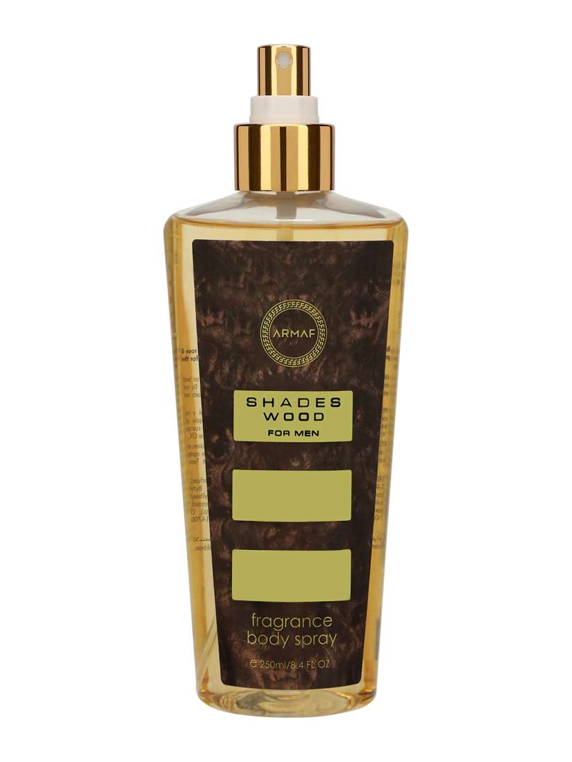 Buy Armaf Men Shades Wood Fragrance Body Spray 250 ml Body Mist and Spray for Men 16653886 Myntra