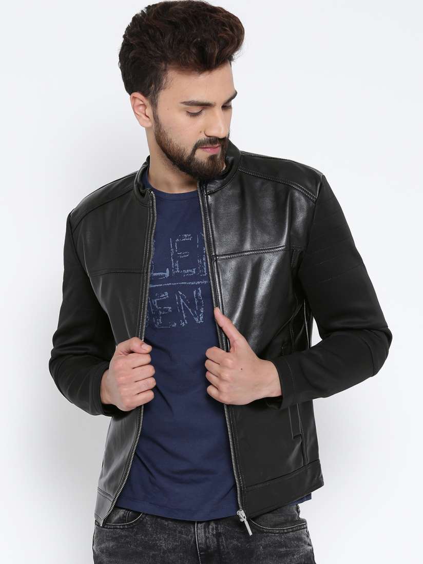 Buy Wills Lifestyle Black Jacket Jackets for Men 1665432 Myntra