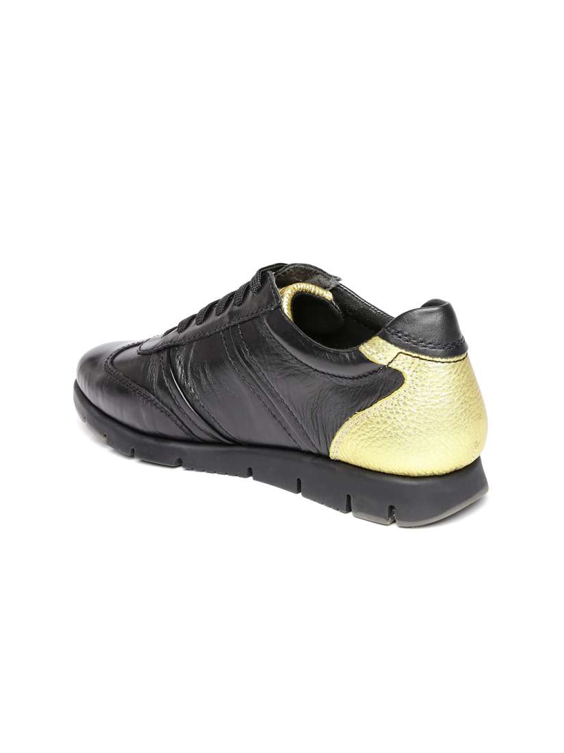 Buy Aerosoles Women Black Solid Leather Sneakers Casual Shoes for Women 1665484 Myntra