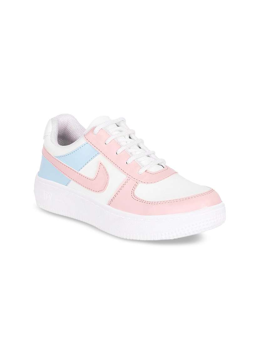 Buy Bella Toes Woman Pink Colourblocked Sneakers Casual Shoes