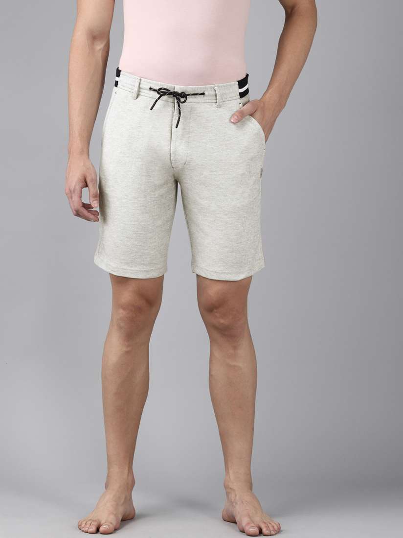 Buy Van Heusen Athleisure Men Solid Breathable Soft Touch Knit Chino Shorts Lounge Shorts for Men 16656978 Myntra