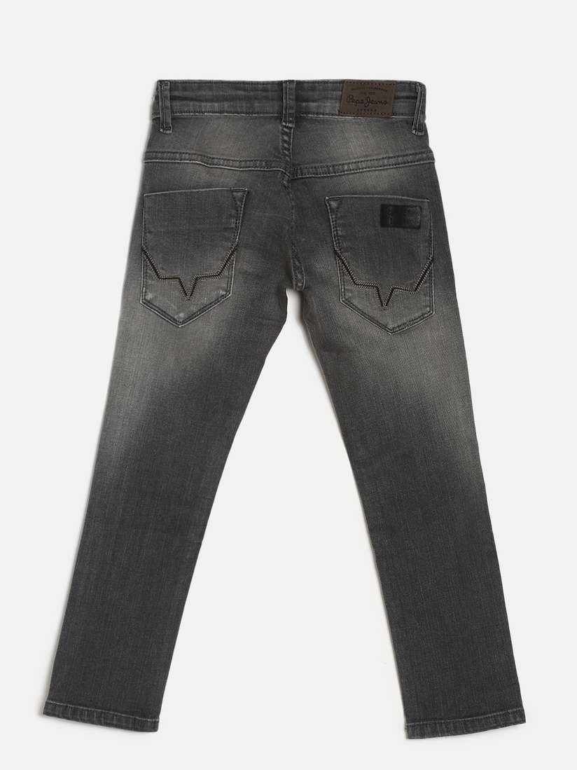 Clothing Pepe Jeans 2018 Buy Pepe Jeans Boys Grey Mid-Rise Mildly