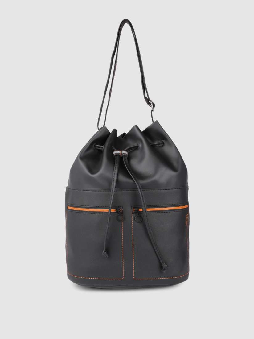 Buy Baggit Black Solid Regular Bucket Shoulder Bag Handbags for Women 16677250 Myntra