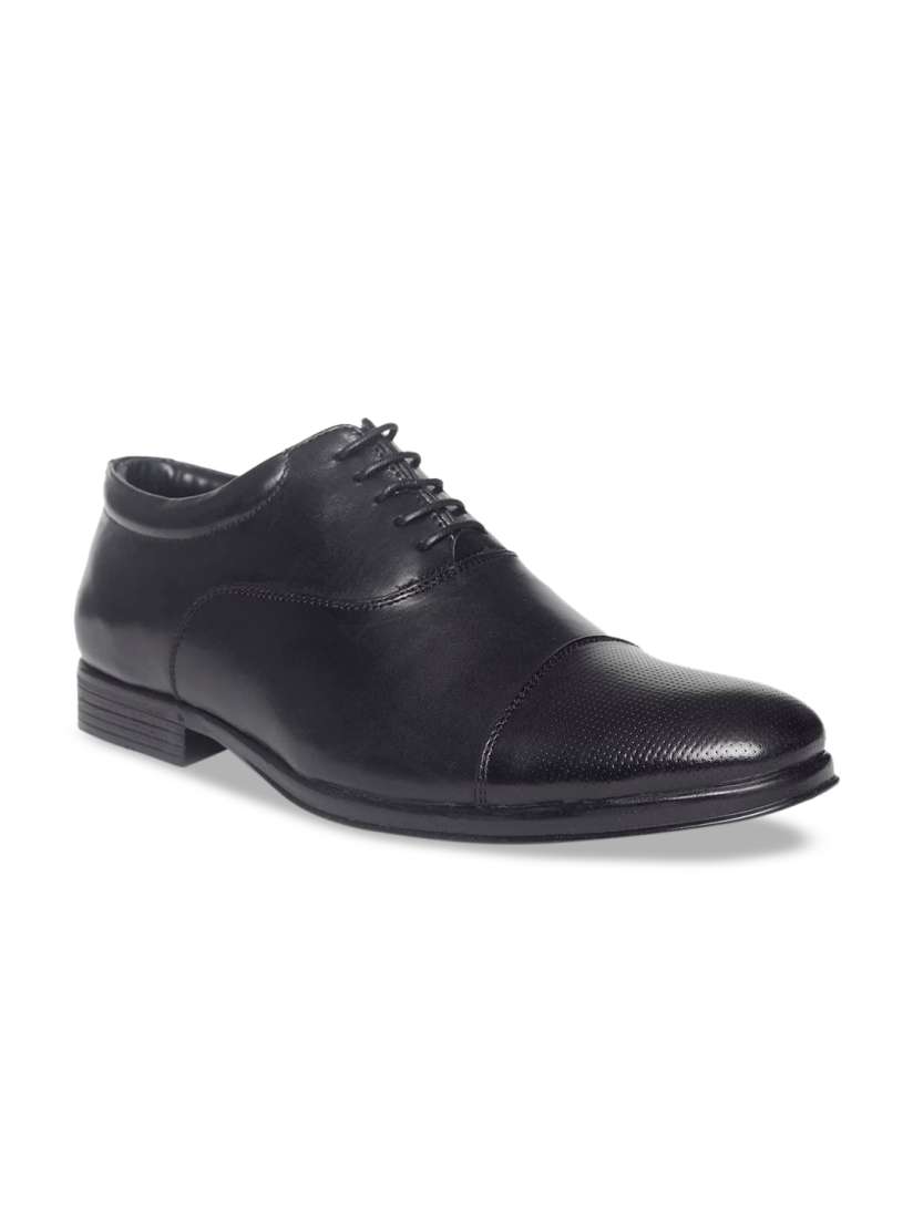 Buy Paragon Men Black Textured Formal Oxfords Formal Shoes for Men 16678648 Myntra