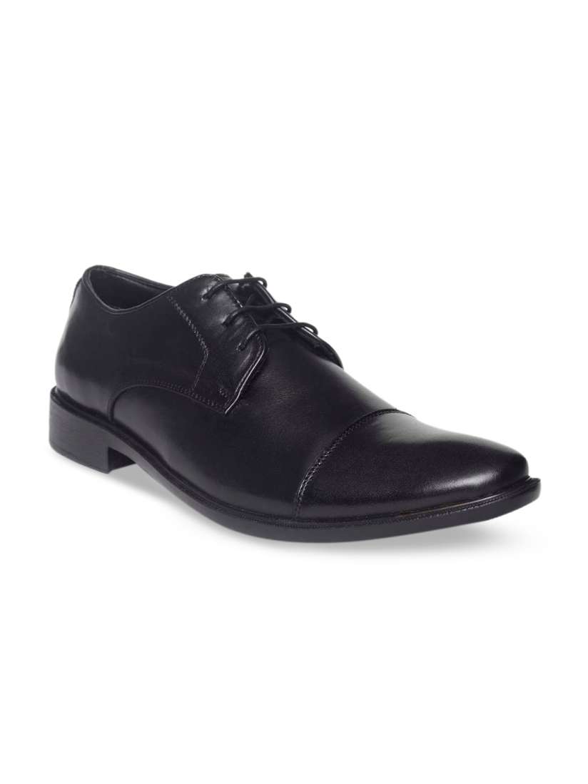 Buy Paragon Men Black Solid Leather Formal Derbys Formal Shoes for Men 16678658 Myntra