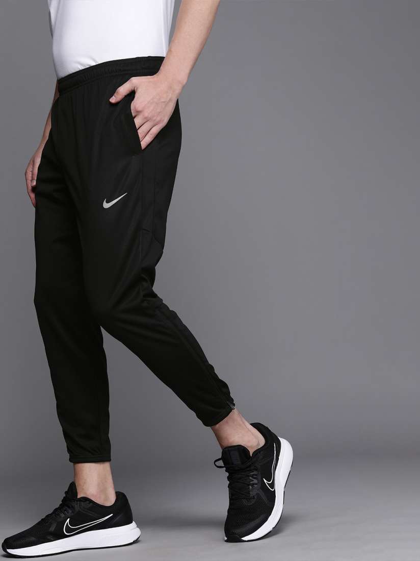 Buy Nike Men Black Slim Fit Mid Rise Therma FIT Repel Challenger Running Track Pants Track Pants for Men 16683756 Myntra