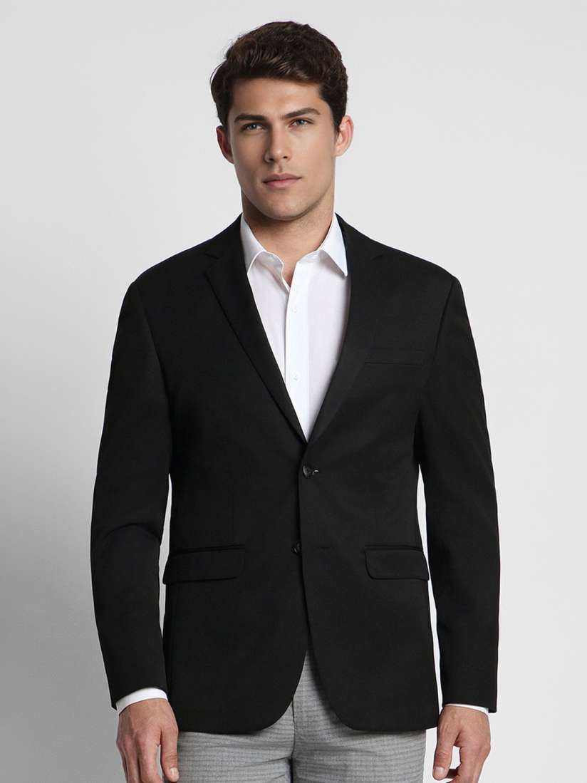 Mens black blazer cheap sales