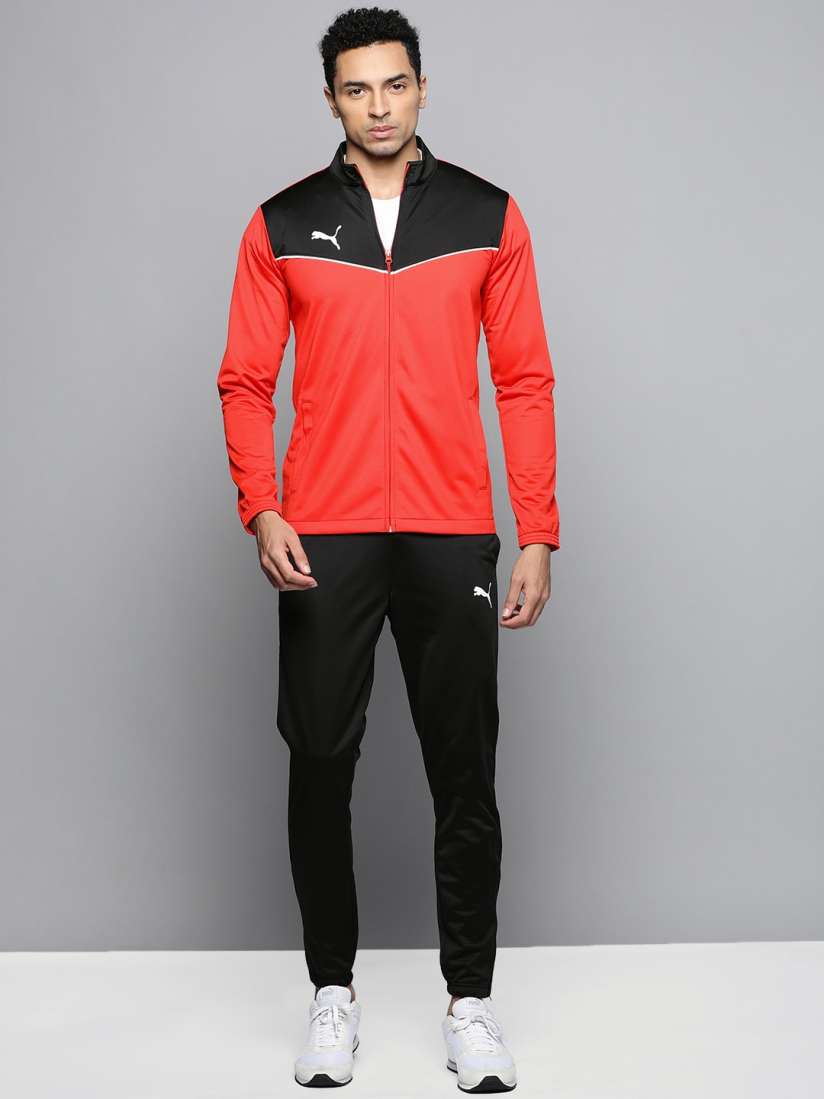 Slim fit puma tracksuit online