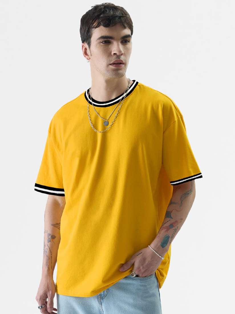 oversized yellow top