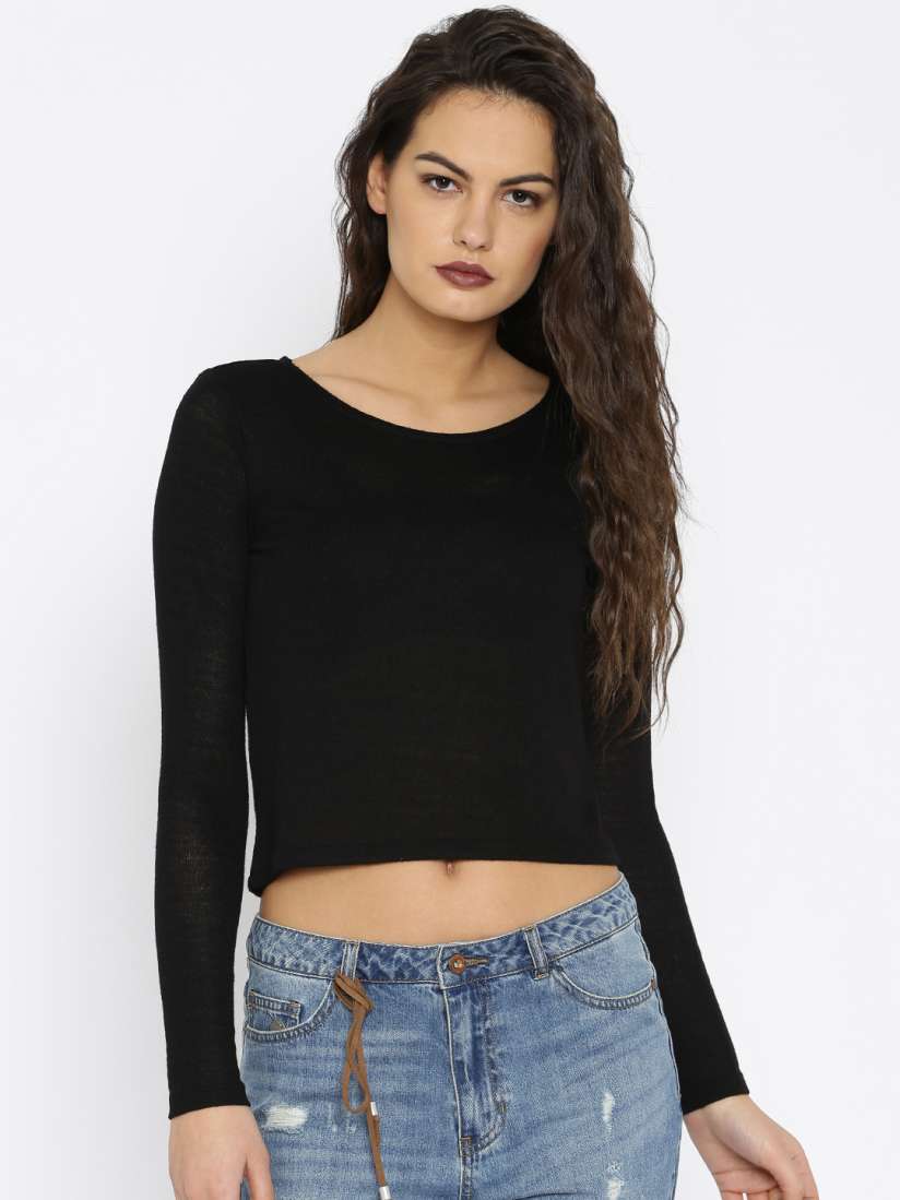 Jeans tops for ladies myntra outlet