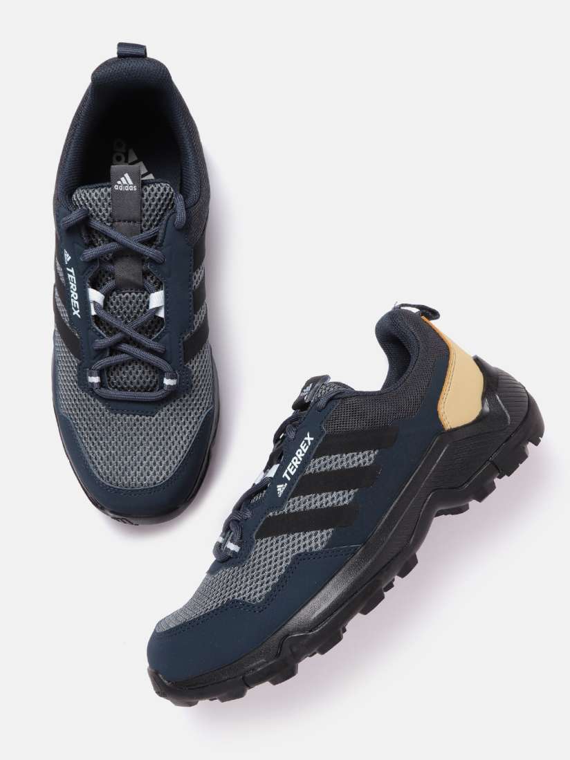Adidas men navy blue running shoes deals