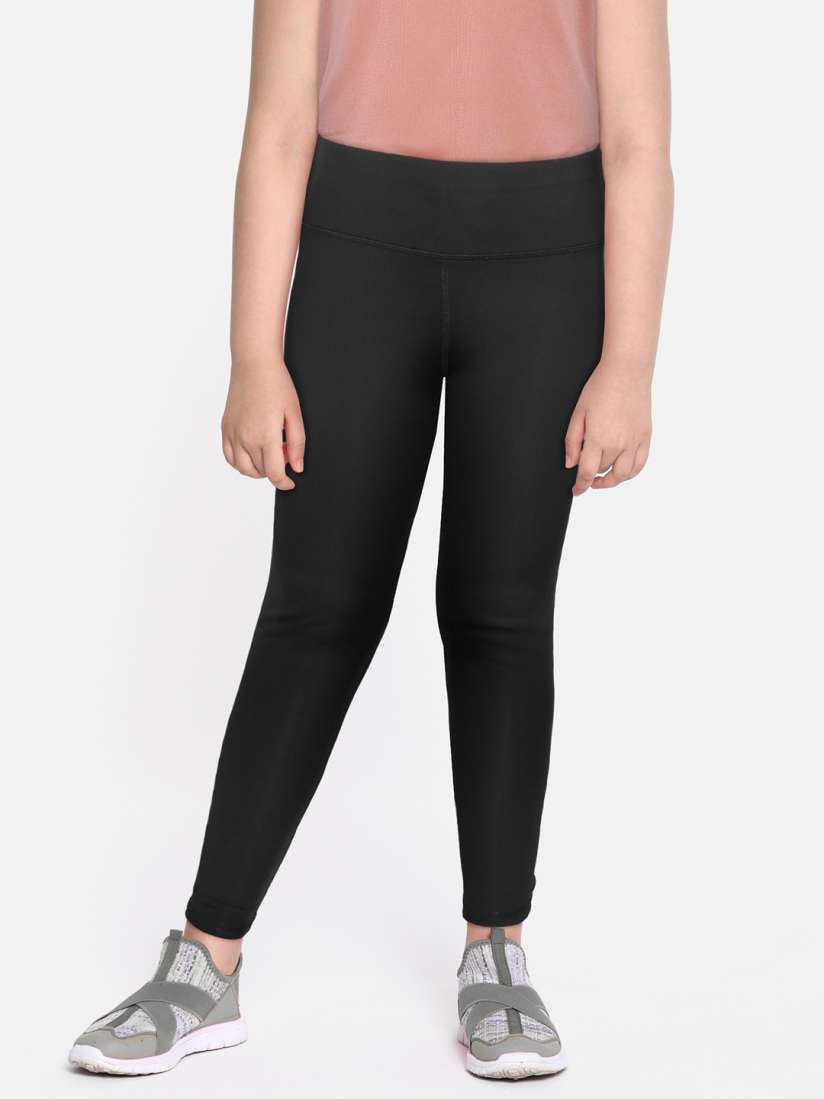 Buy Marks Spencer Girls Black Solid Sports Tights Tights for Girls 16731168 Myntra