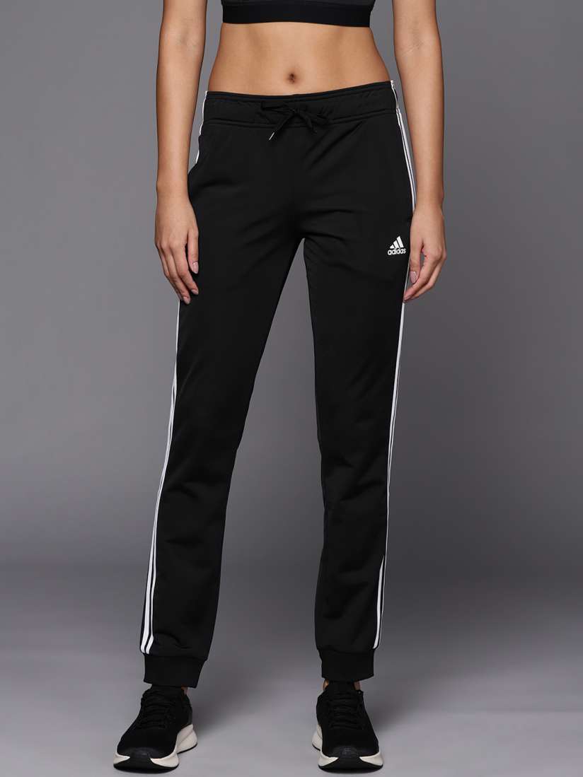 Buy ADIDAS Women Black W 3S TP TRIC Solid Slim Fit Joggers Track Pants for Women 16741522 Myntra
