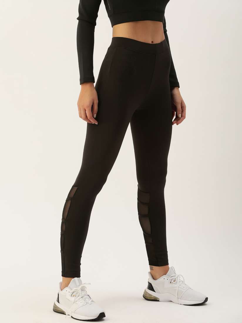 Buy FOREVER 21 Women Black Solid Ankle Length Leggings Leggings for Women 16741740 Myntra