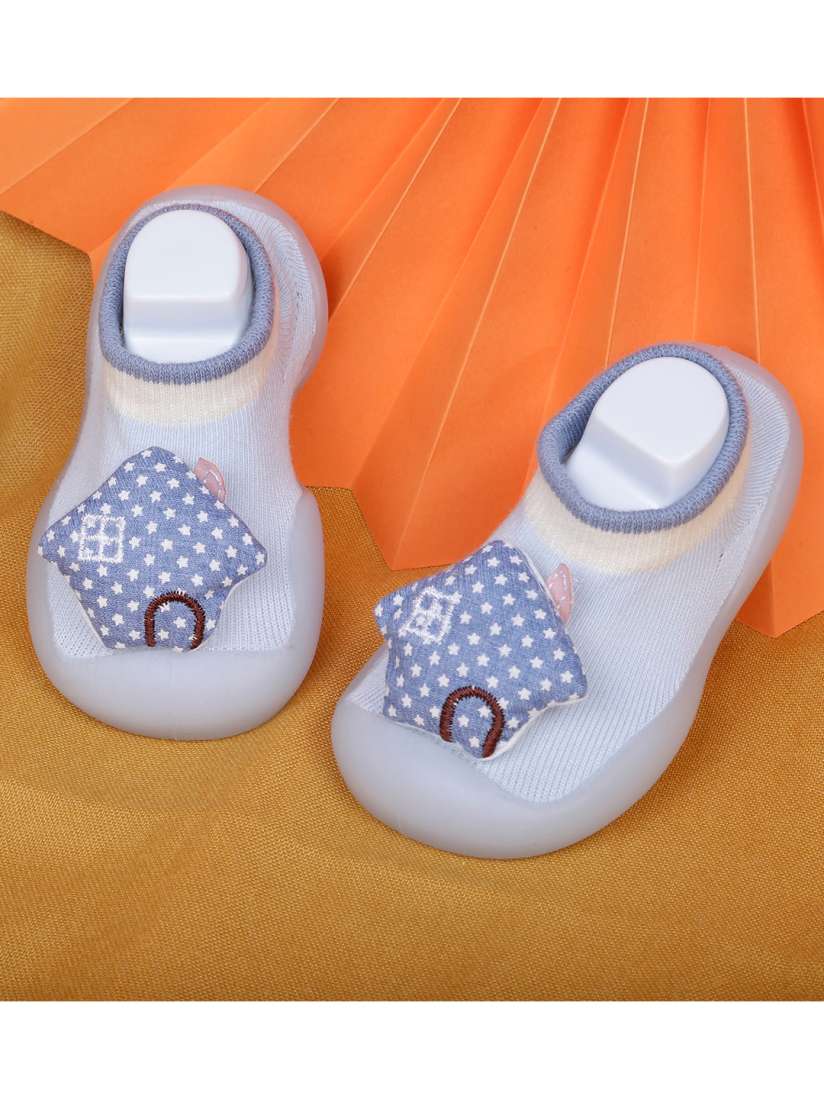 Buy Baby Moo Unisex Kids Blue Printed Slip On Sneakers Casual Shoes for Unisex Kids 16745156 Myntra