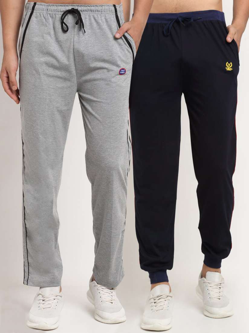 Buy VIMAL JONNEY Men Pack of 2 Solid Track Pants Track Pants for Men 16753862 Myntra