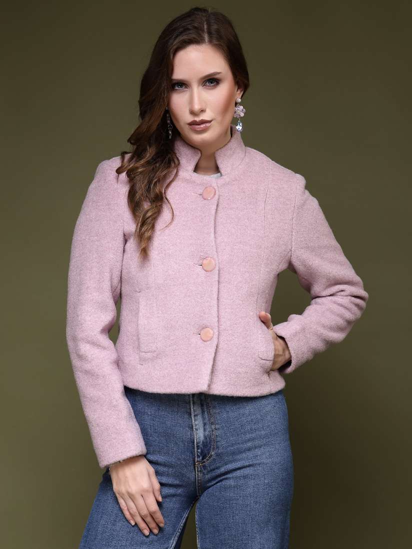 Lavender pea coat cheap
