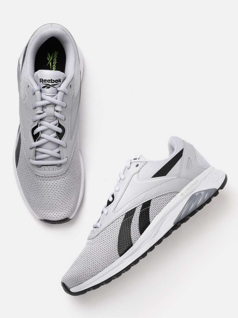 Buy Reebok Men Grey Black Woven Design Liquifect 90 2.0 Running Shoes Sports Shoes for Men 16770008 Myntra