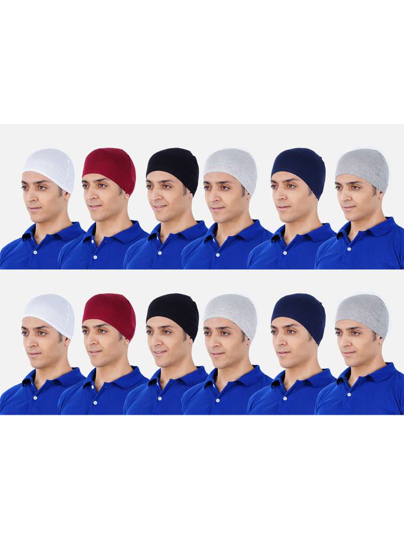 Cotton skull caps for men deals