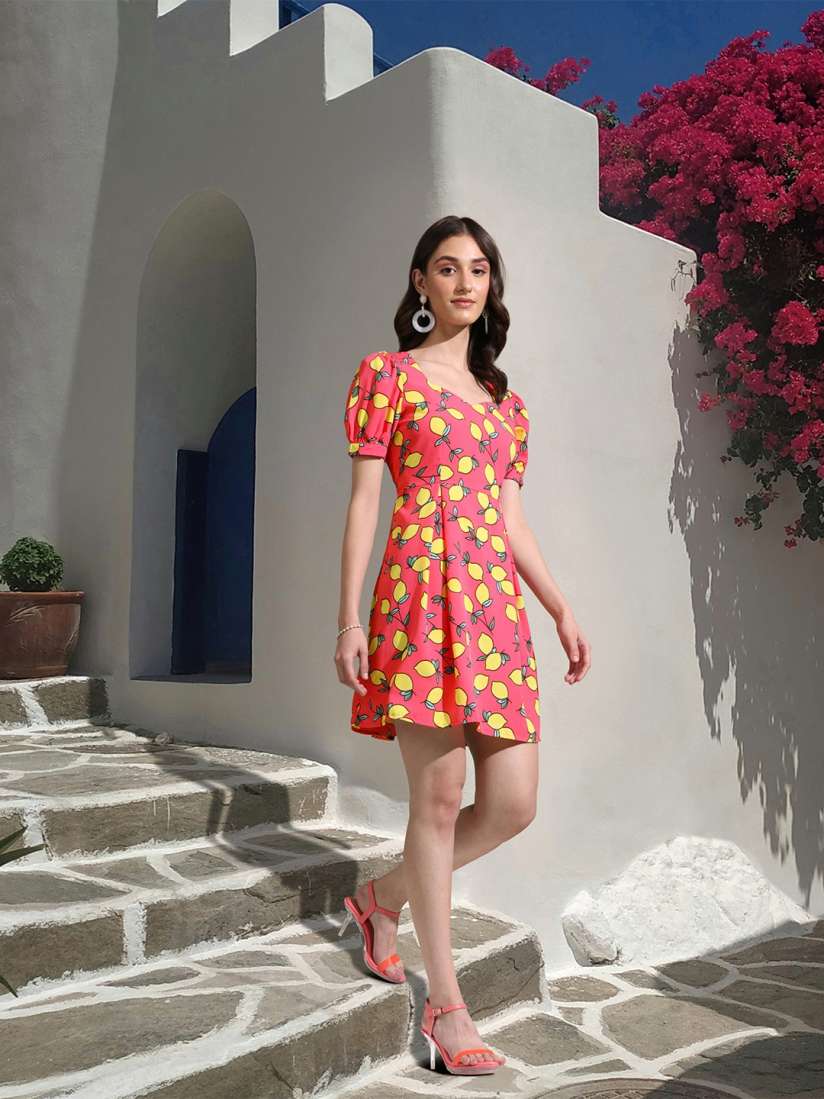 A line dress myntra online