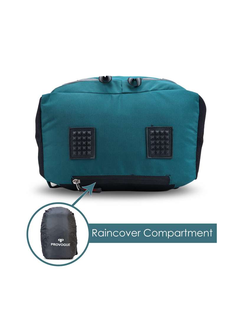 Buy Provogue Unisex Sea Green Black Backpack with Rain Cover Backpacks for Unisex 16775916 Myntra