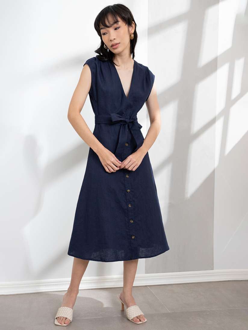 Zalora navy blue dress new arrivals