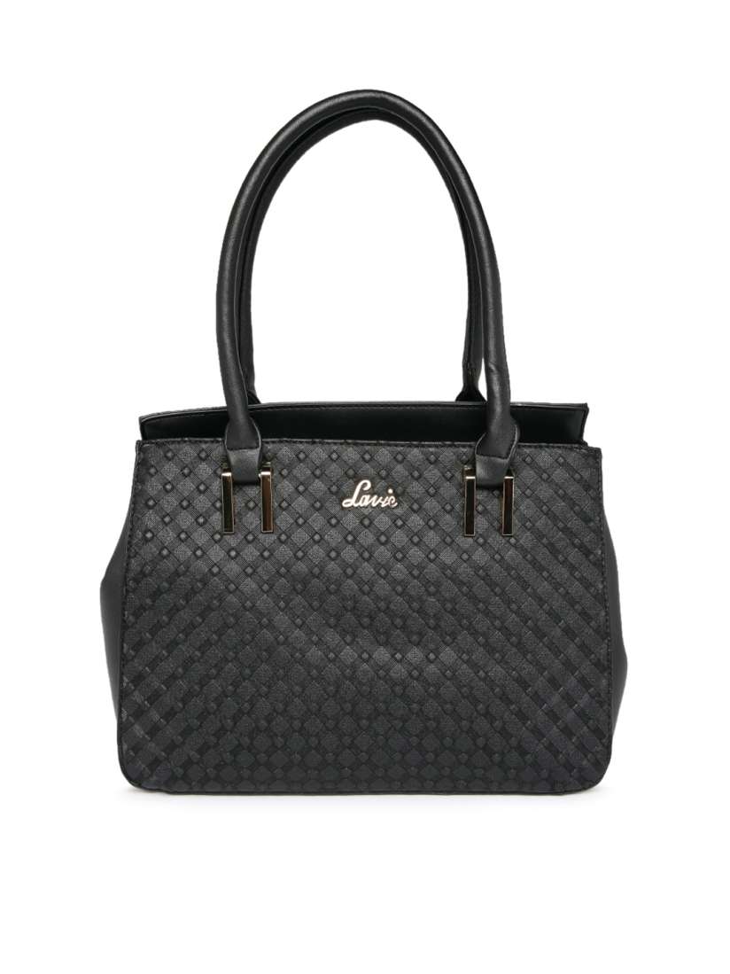 Buy Lavie Black Textured Shoulder Bag Handbags for Women 1678445 Myntra